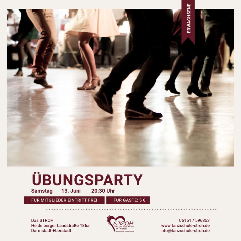 Bild zu Übungsparty am 13.06.26